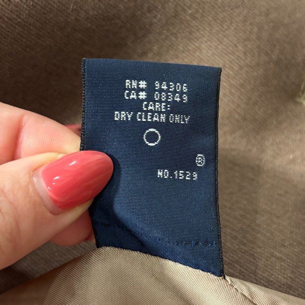 Ralph Lauren Double-Breasted 100% Wool Overcoat Size 6 - Picture 12 of 12